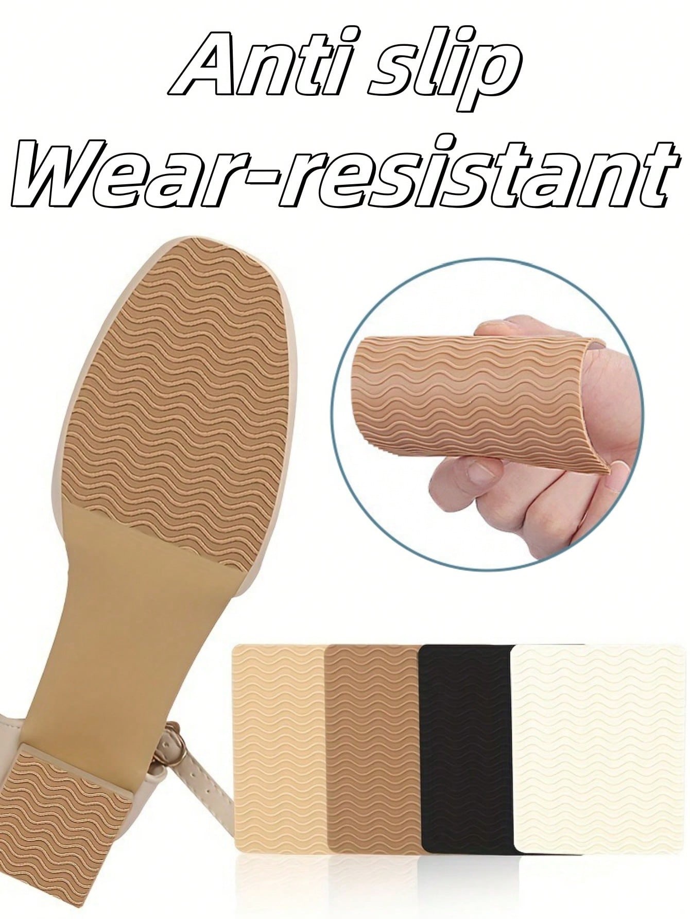 1pair sole anti slip sticker